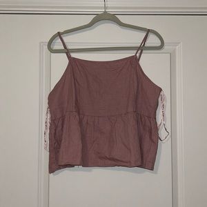 L.A Hearts tank, size L, purple/pink color